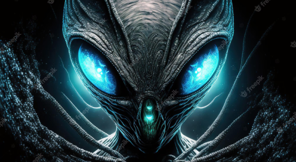 alien-creature-with-glowing-eyes_379823-4769
